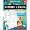 Shell Education 180 Days of High-Frequency Words for Second Grade 51635